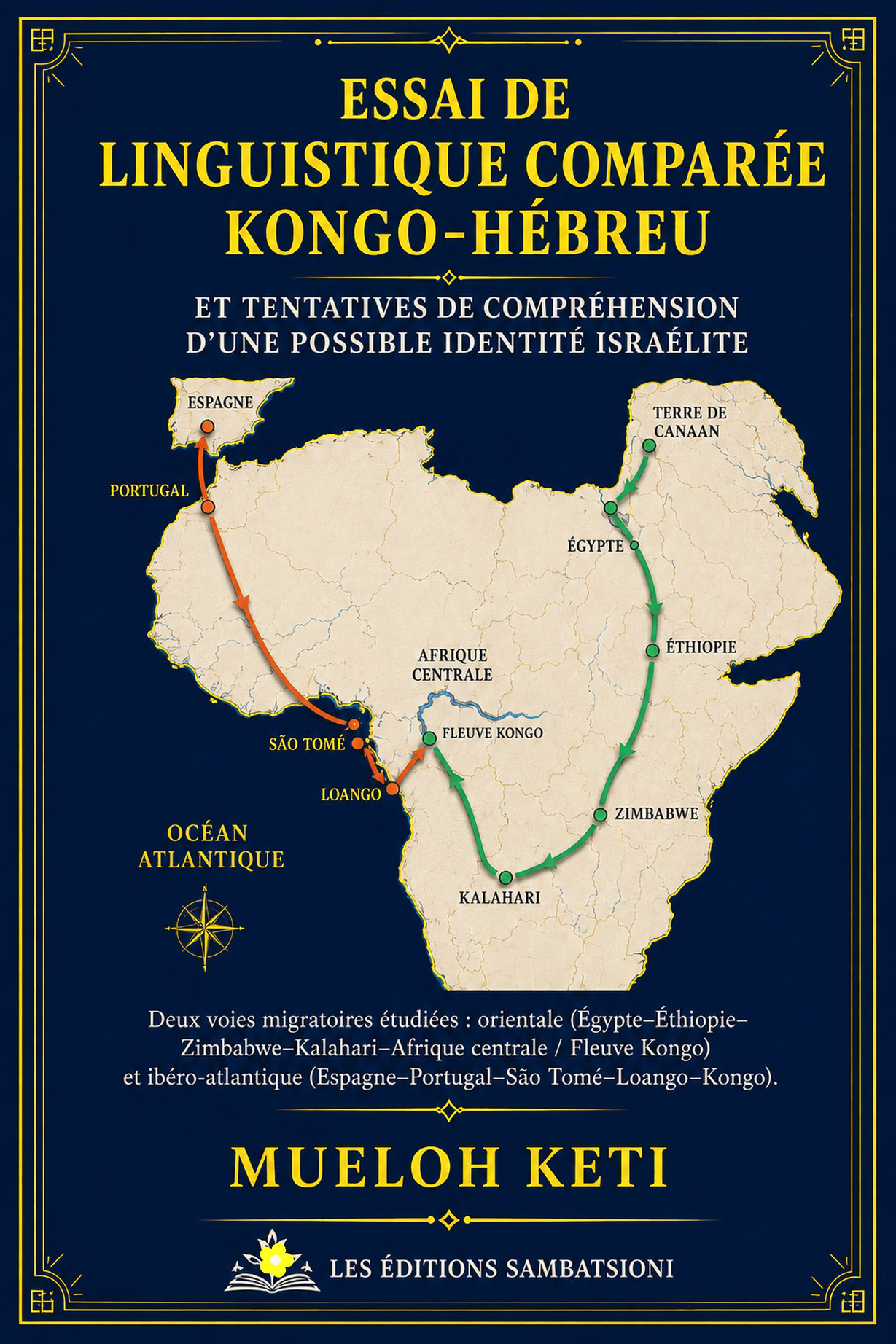 Couverture de Essai de linguistique comparée Kongo-Hébreu